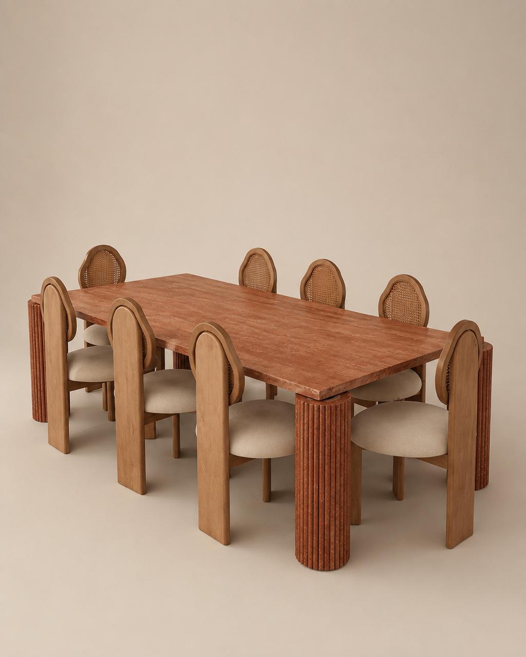 Flutes Dining Table